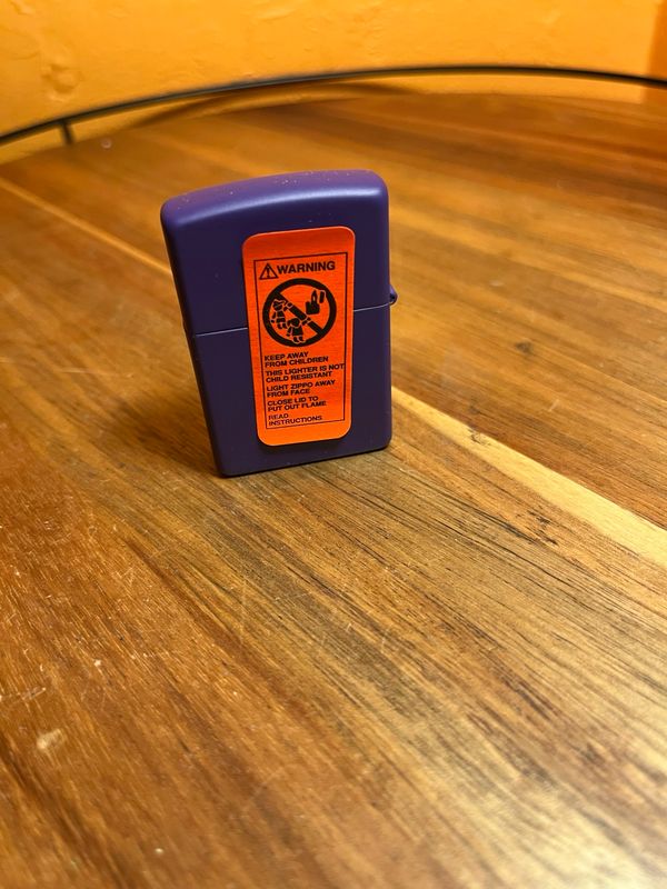 1998 Camel The Hard Pack Band Purple Sealed Unstruck Zippo Lighter