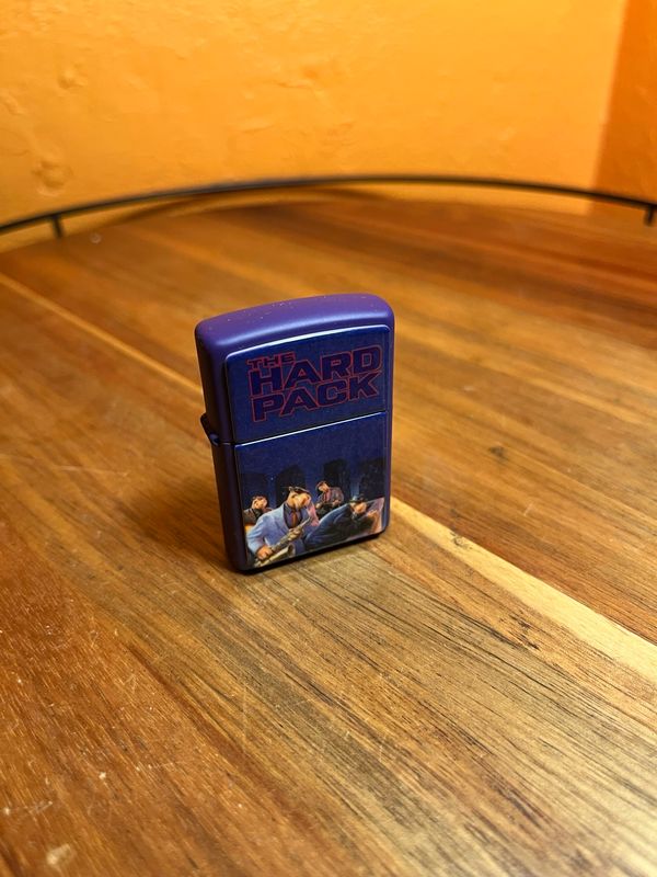 1998 Camel The Hard Pack Band Purple Sealed Unstruck Zippo Lighter