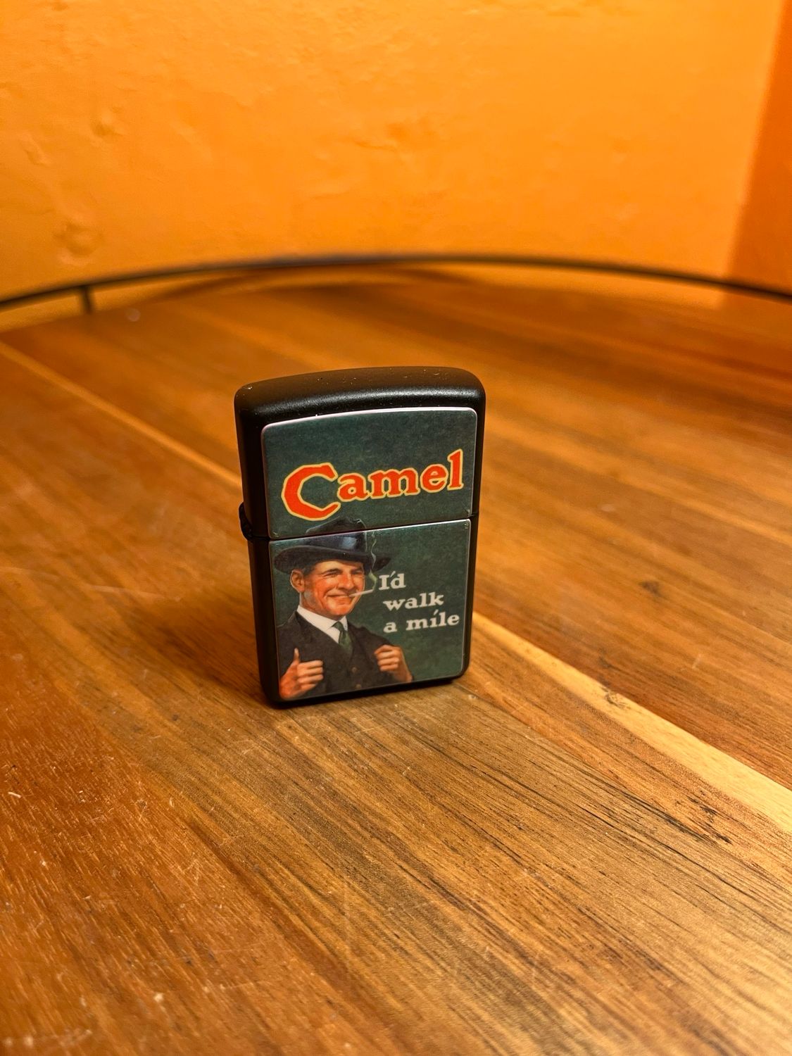 1996 I’d Walk A Mile For A Camel V2 Sealed Unstruck Zippo Lighter