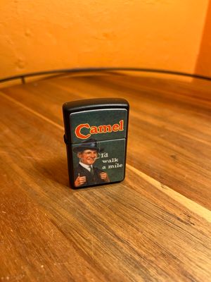 1996 I’d Walk A Mile For A Camel V2 Sealed Unstruck Zippo Lighter