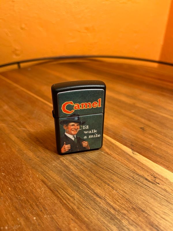 1996 I’d Walk A Mile For A Camel V2 Sealed Unstruck Zippo Lighter