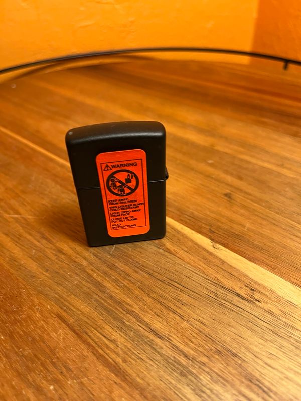 1998 Marlboro Compass Matte Black Sealed Unstruck Zippo Lighter