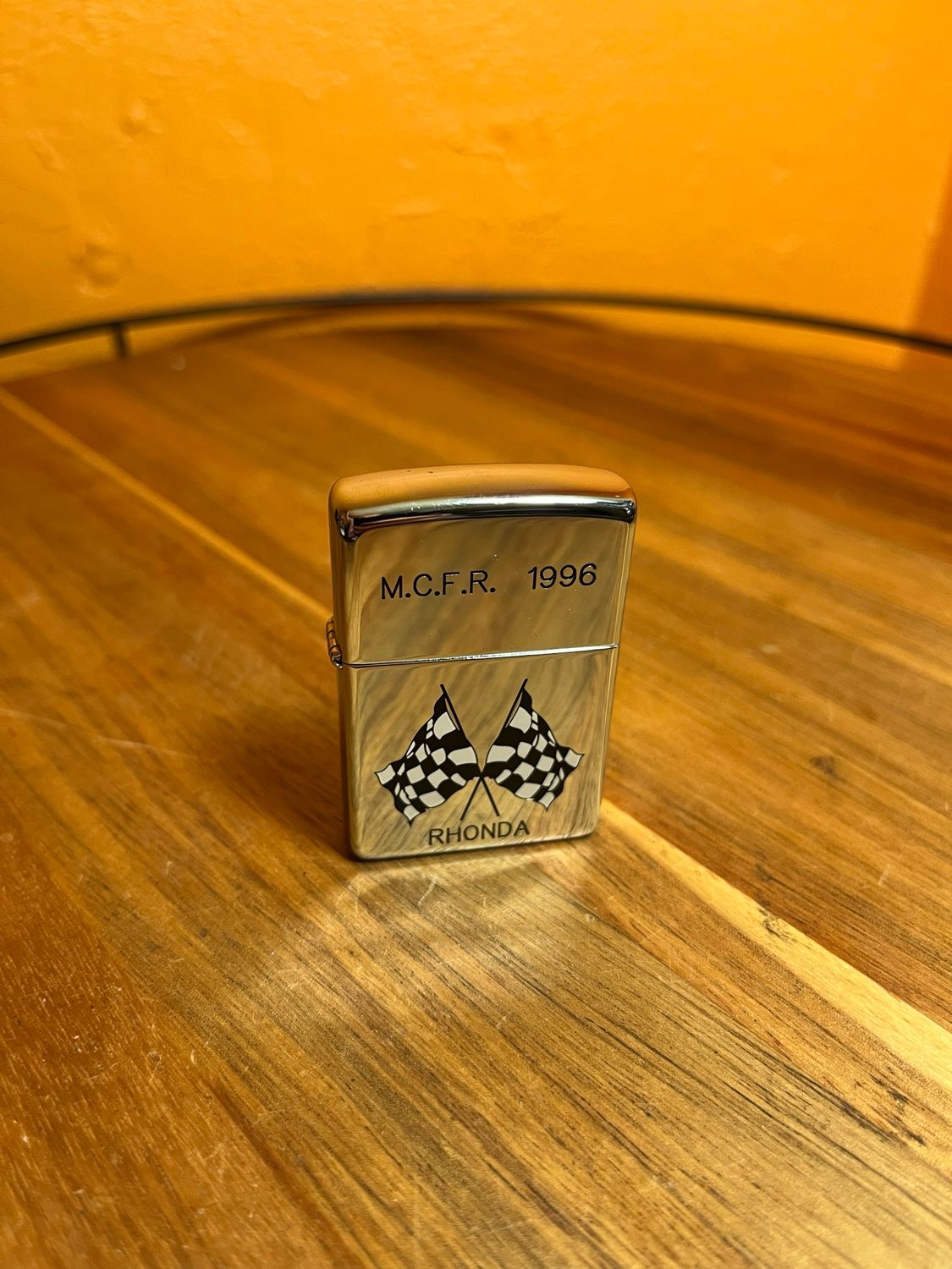1996 Customized MCFR ‘Rhonda’ Racing Sealed Unstruck Zippo Lighter