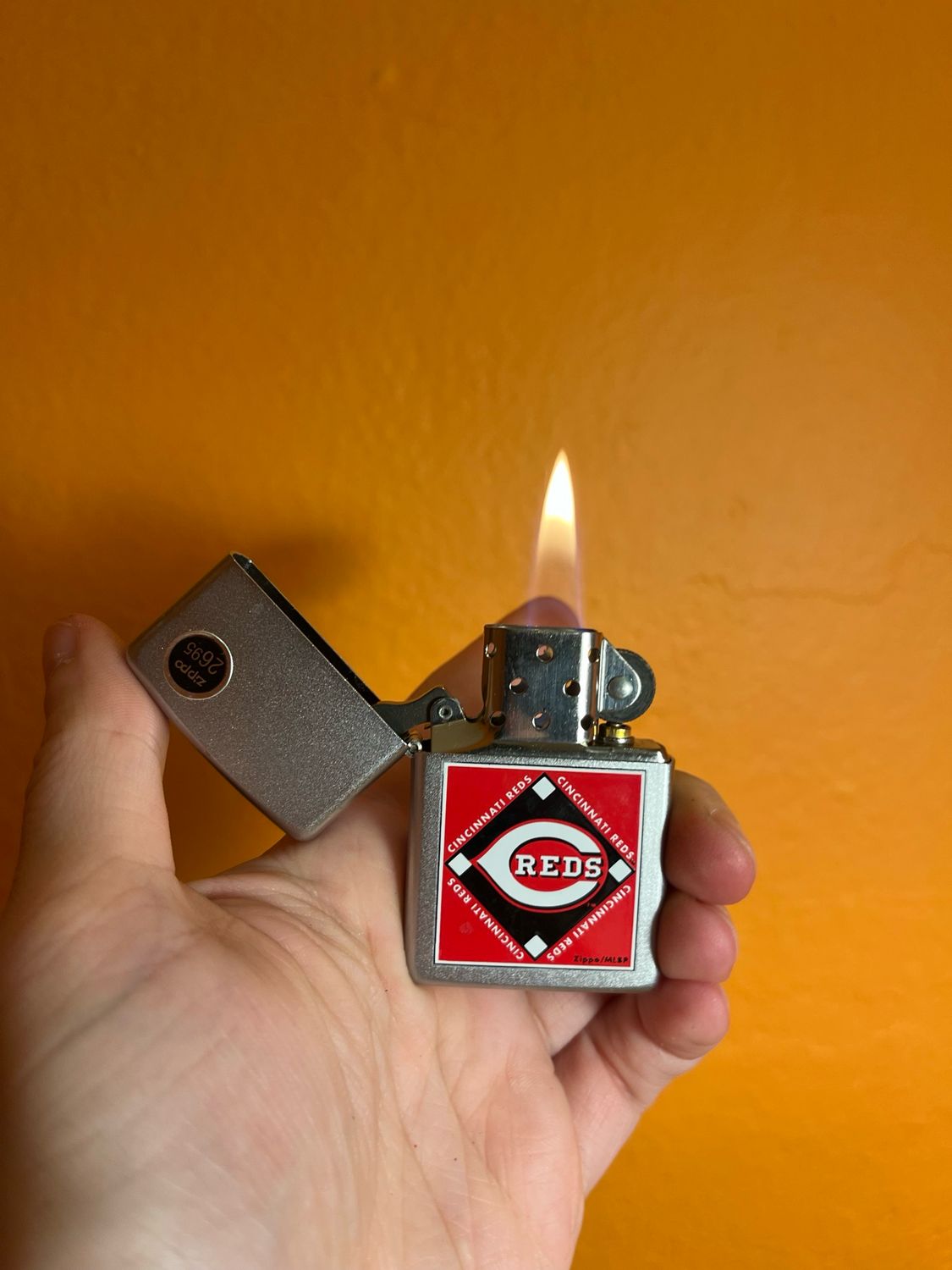 2006 Cincinnati Reds MLBP Zippo Lighter