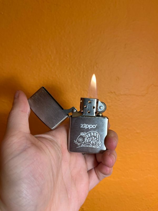 2004 Rat Design Zippo Lighter