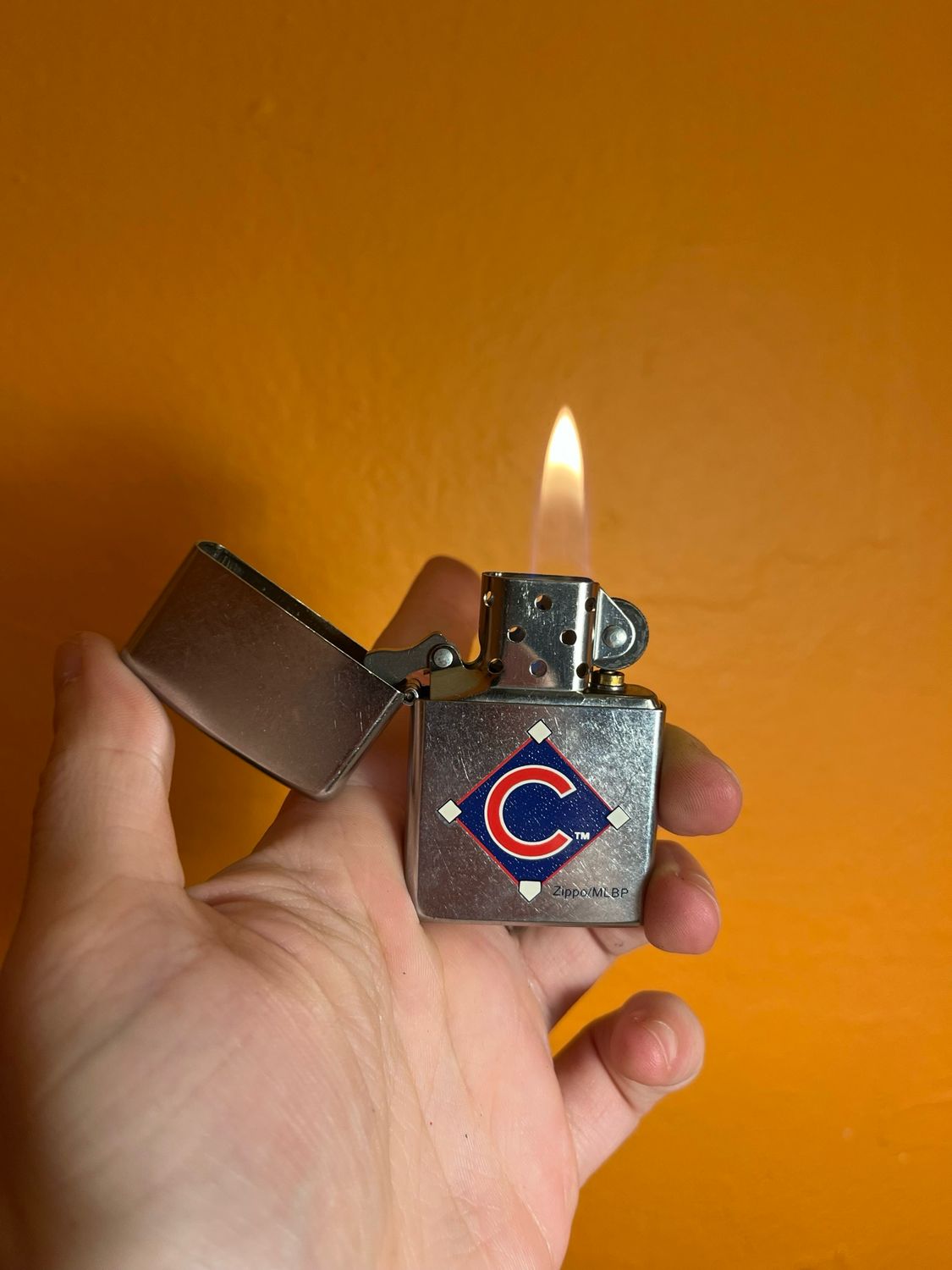 2002 Chicago Cubs MLBP Zippo Lighter