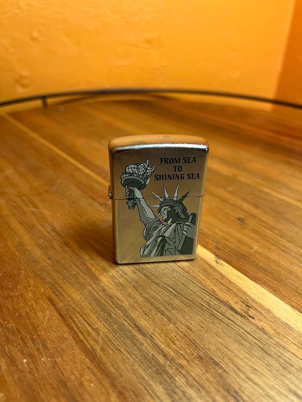 2001 Statue Of Liberty From Sea To Shining Sea Zippo Lighter