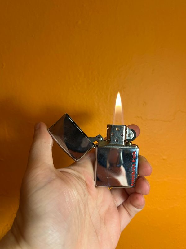 2002 Smokers Hub Mirrored Zippo Lighter