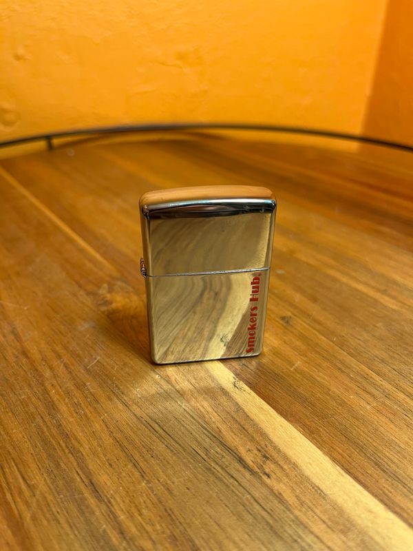2002 Smokers Hub Mirrored Zippo Lighter