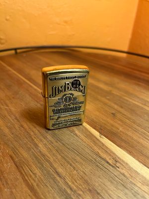 2008 Jim Beam Raised Golden Zippo Lighter