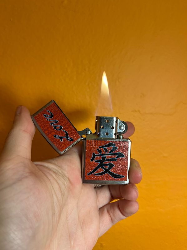 2009 Love Japanese Kanji Character Zippo Lighter