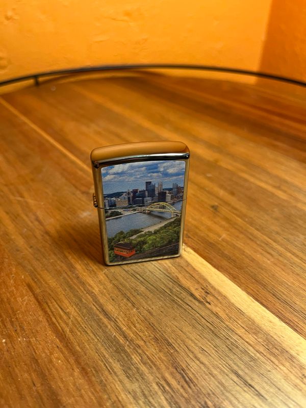 2021 Pittsburgh Incline Sealed Unstruck Zippo Lighter