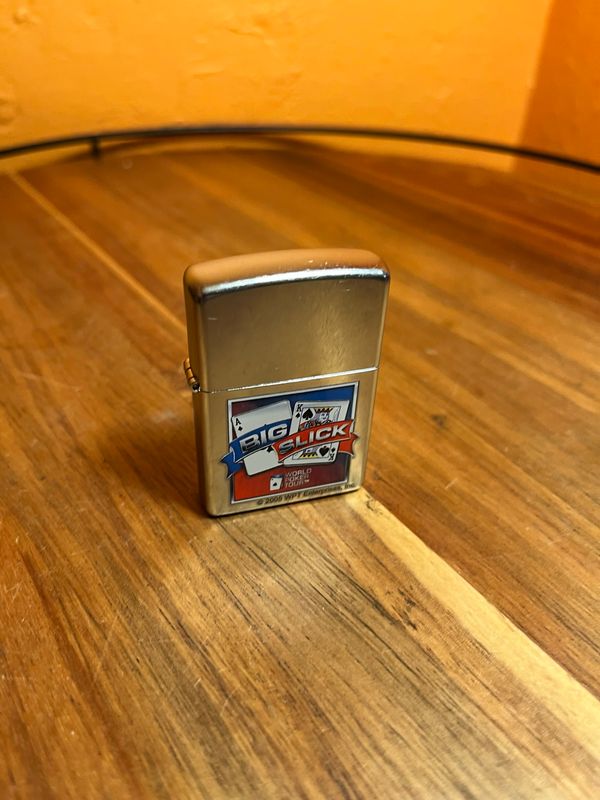 2006 Big Slick Poker World Tournament Sealed Unstruck Zippo Lighter