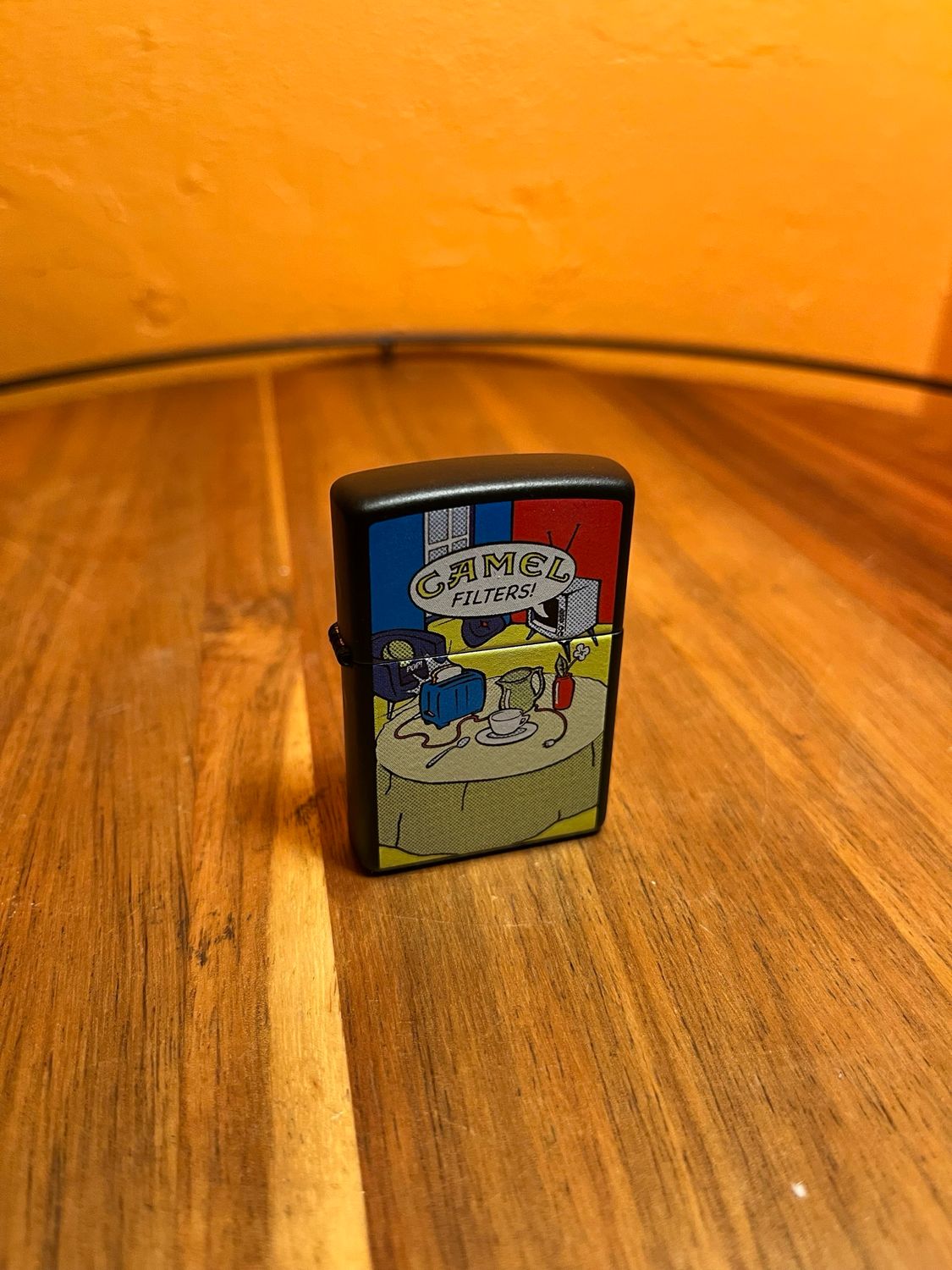 2007 Camel Book Series Breakfast Matte Black Sealed Unstruck Zippo Lighter