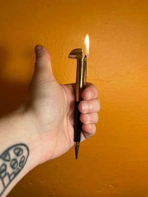 Black Grip Stewart Pencil Lighter