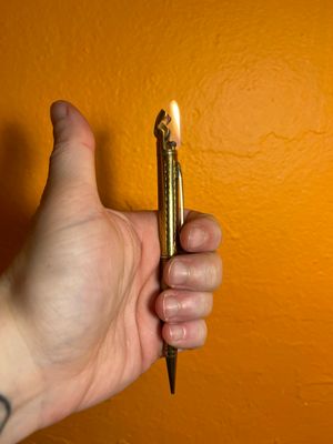 Golden Stewart Pencil Lighter