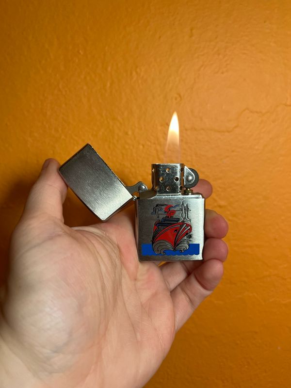 2008 Happy 40th 9/26/09 10/02/09 Ship Zippo Lighter