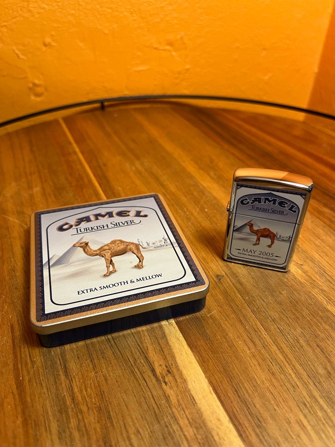2005 Camel Turkish Silver Unstruck Zippo Lighter