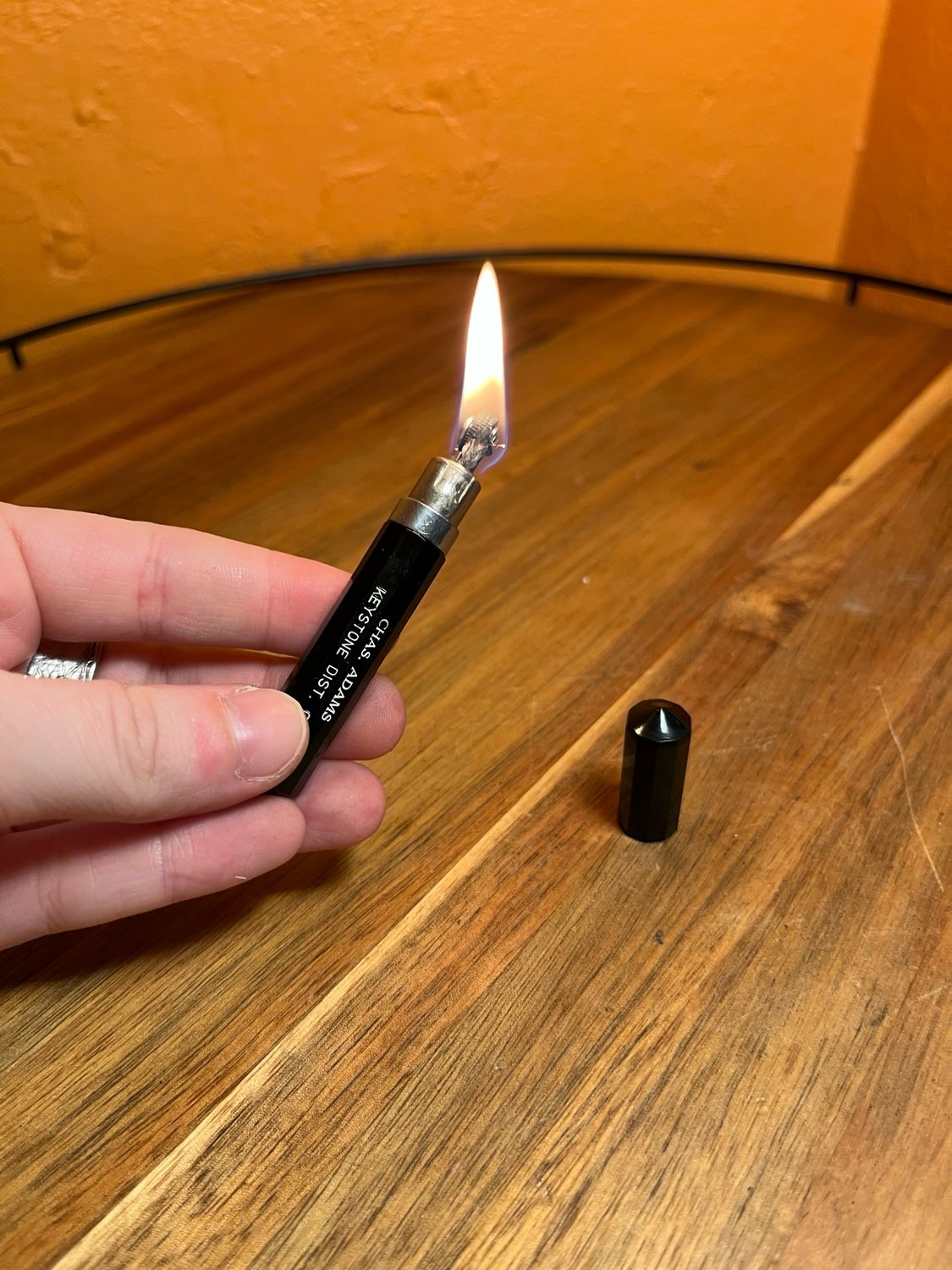Chas Adams Keystone Distributing Co Capsule Lighter