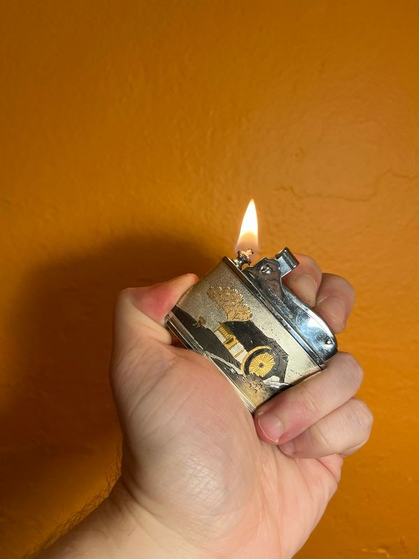 Electroform Japanese Scenes Flat Lighter