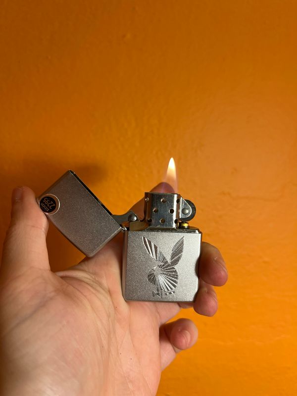 2007 Playboy Bunny Logo Starburst Zippo Lighter