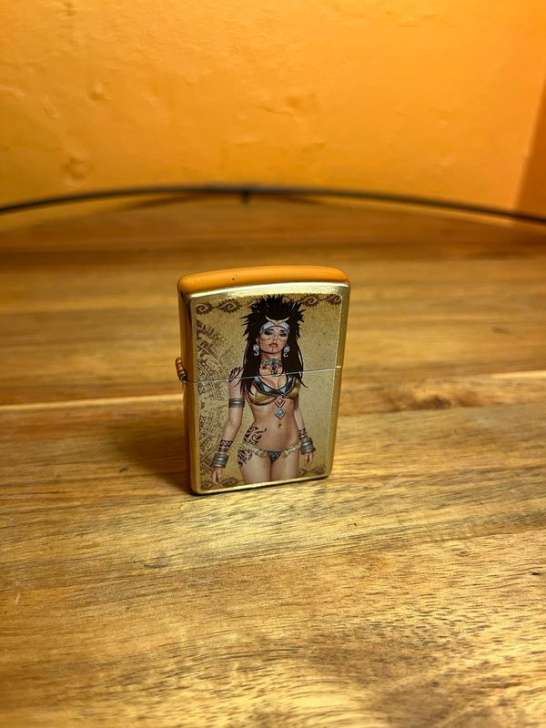 2022 Mayan Derived Pinup Sealed Unstruck Zippo Lighter
