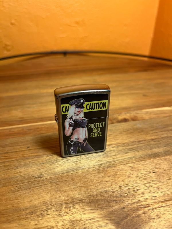 2022 Protect &amp; Serve Pinup Sealed Unstruck Zippo Lighter