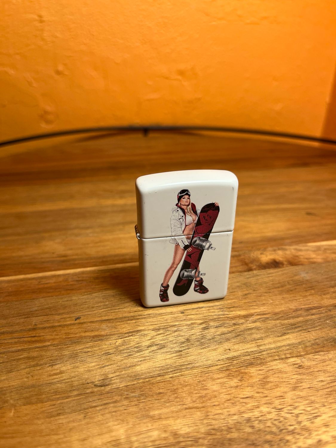 2022 Snowboarder Pinup Sealed Unstruck Zippo Lighter