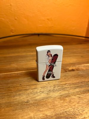 2022 Snowboarder Pinup Sealed Unstruck Zippo Lighter