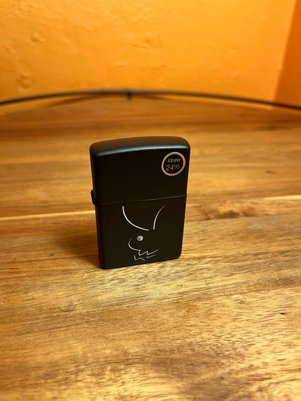 1999 Playboy Bunny Logo Matte Black Sealed Unstruck Zippo Lighter