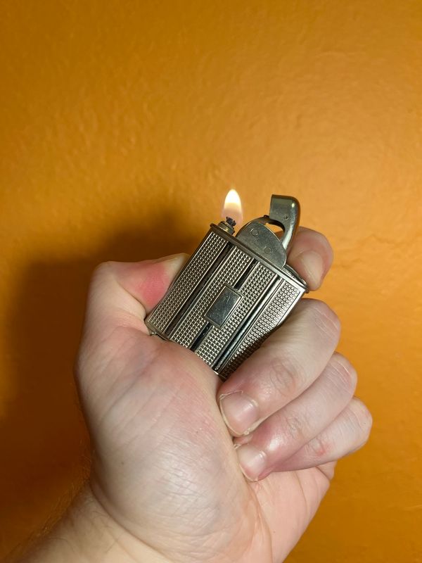 Black Stripes Evans Spitfire Lighter