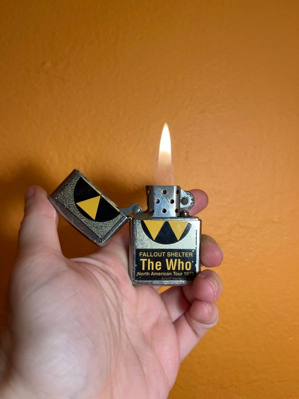 2010 The Who Fallout Shelter Tour Zippo Lighter