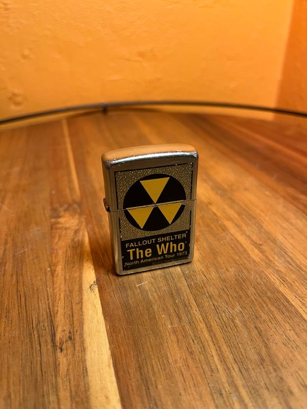 2010 The Who Fallout Shelter Tour Zippo Lighter