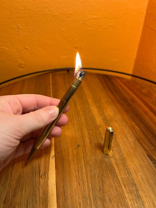 Golden Banner Pencil Lighter