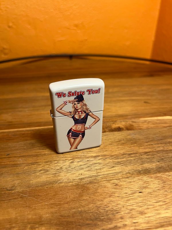2022 We Salute You Pinup Sealed Unstruck Zippo Lighter