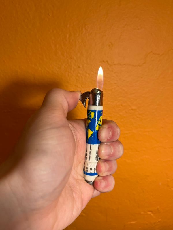 Time Zones Butane Lighter