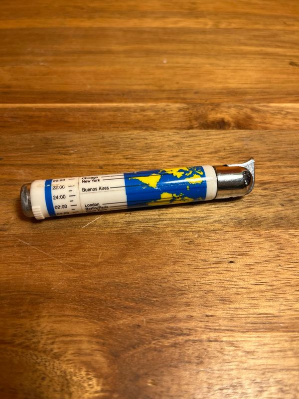 Time Zones Butane Lighter