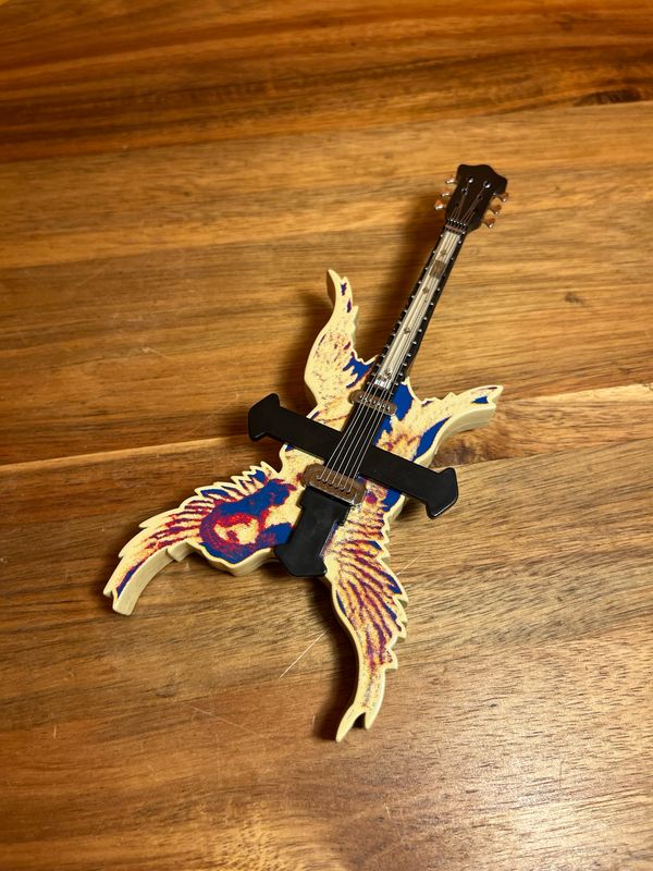 Flashing Lights Angel Guitar Novelty Butane Lighter