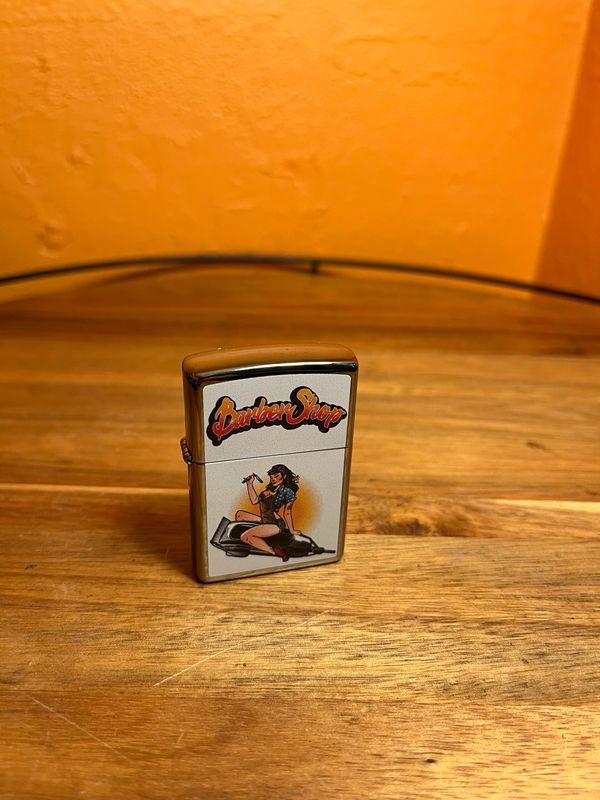 2021 Barber Shop Pinup Zippo Lighter