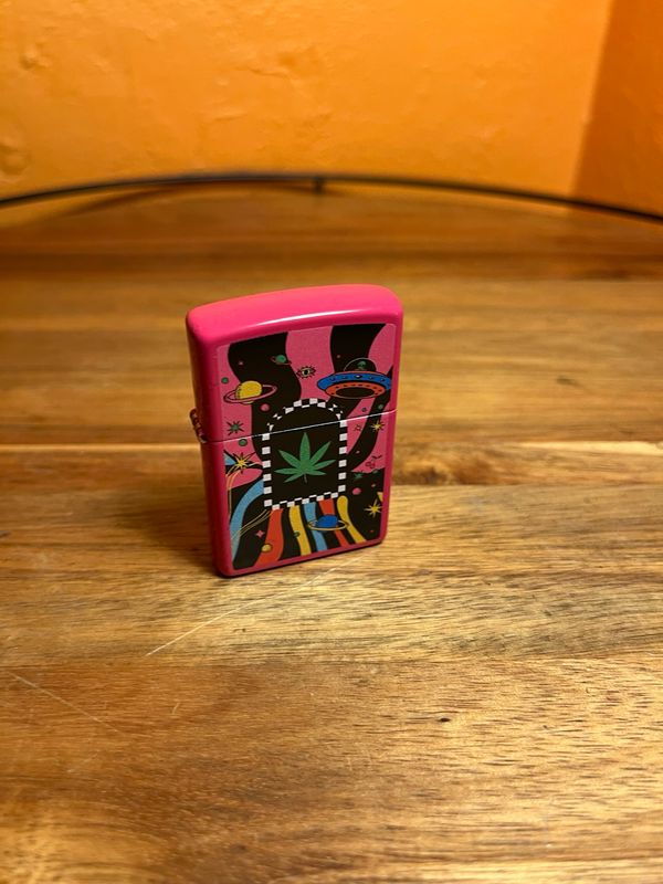 2023 Trippy Pink Sealed Unstruck Zippo Lighter