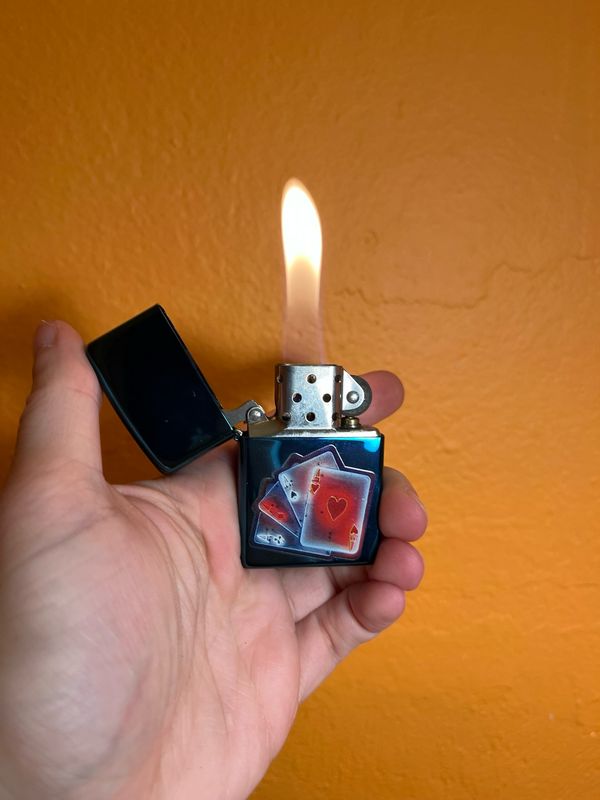 2006 Blue Ace Zippo Lighter