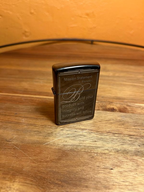 2004 Mission Statement Zippo Lighter