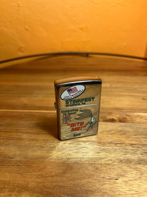2011 Stinkfest Bradford PA 10 Years Zippo Lighter