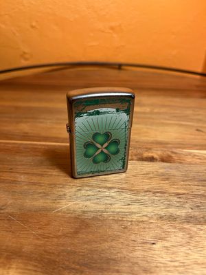 2014 Distressed Four Leaved Clover Zippo Lighter