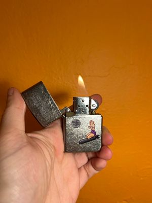 2022 Purple Miss Manchester WWII Bomber Pinup Art Zippo Lighter