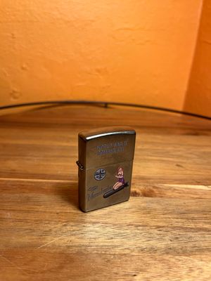 2022 Purple Miss Manchester WWII Bomber Pinup Art Zippo Lighter