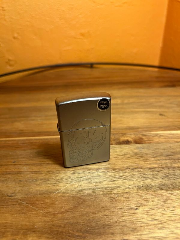 2025 Skull Sealed Unstruck Zippo Lighter