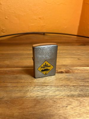 2000 I Like Tourists Australian Crocodile Souvenir Zippo Lighter