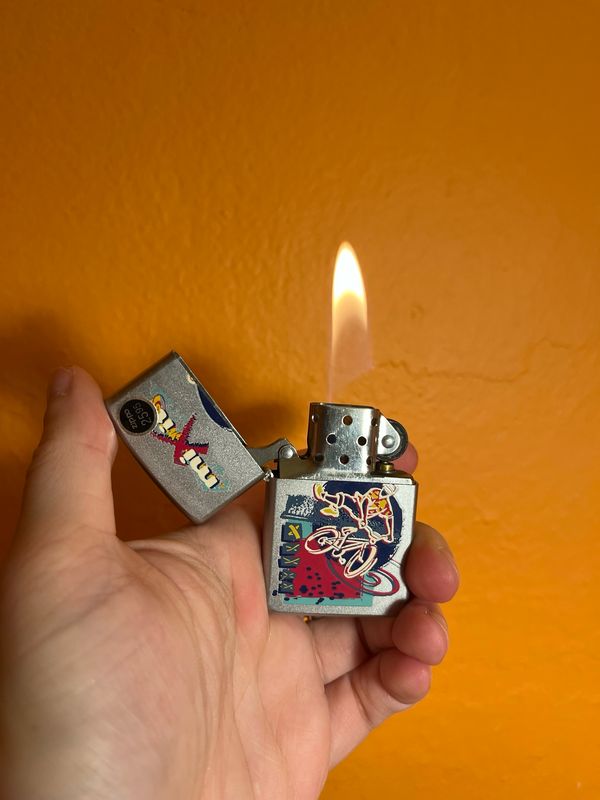 1999 Mix It Biking Zippo Lighter