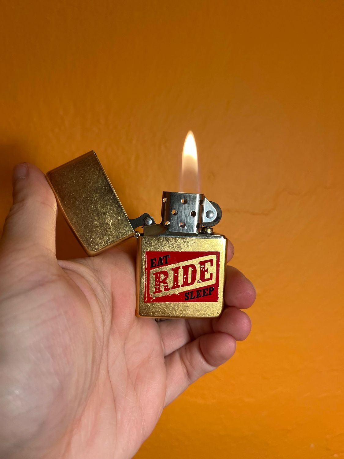 2004 Eat Ride Sleep Zippo Lighter